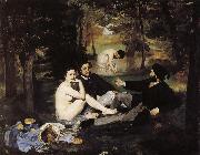 Edouard Manet Grass lunch oil painting on canvas